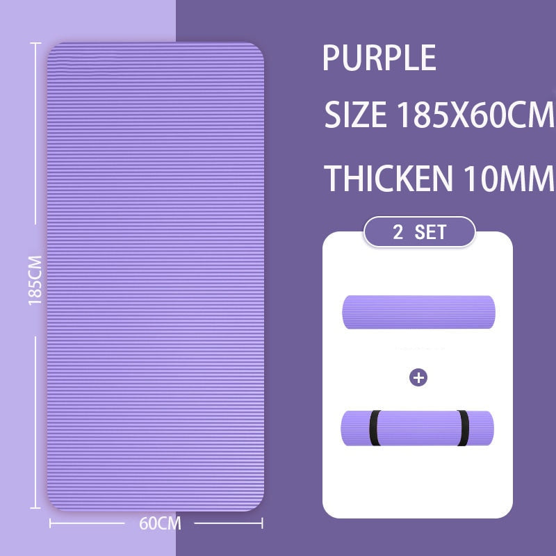 Thick Non-slip Yoga Mat High-density